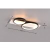 Trio Medera Plafondlamp LED Zwart, Wit, 1-licht