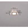 Trio NIMBUS Inbouw verlichting LED Chroom, 1-licht