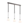 Trio STANLEY Hanglamp Nikkel mat, 3-lichts