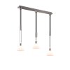 Trio STANLEY Hanglamp Nikkel mat, 3-lichts