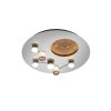 Trio Zodiac Plafondlamp LED Aluminium gebürstet, Goud, 1-licht