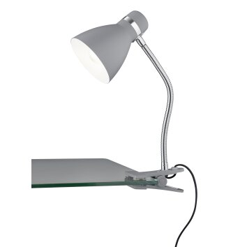 Reality HARVEY Klemlamp Chroom, Titan, 1-licht