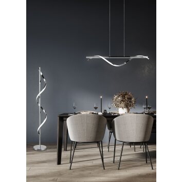 Reality Isabel Staande lamp LED Chroom, 1-licht