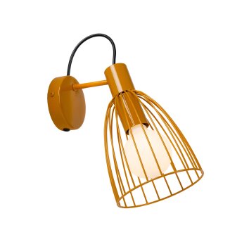 Lucide MACARONS Muurlamp Geel, 1-licht