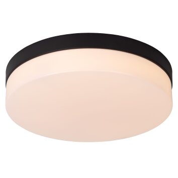 Lucide BISKIT Plafondlamp LED Zwart, 1-licht, Bewegingsmelder