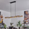 Carcano Plafondlamp LED Zwart, 1-licht