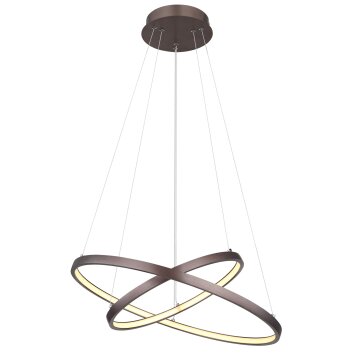 Globo RALPH Hanger LED Mokka, 1-licht