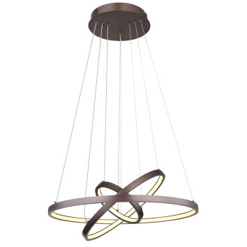 Globo RALPH Hanger LED Mokka, 1-licht