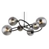 Globo RIHA Hanger LED Zwart, 6-lichts