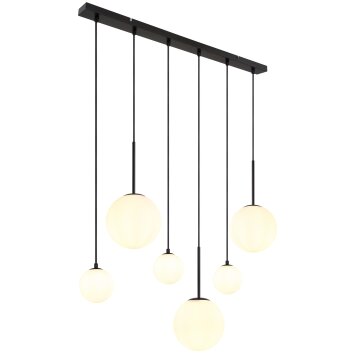 Globo HALLIE Hanger Zwart, 3-lichts