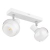 Globo TOKKI Plafondlamp Wit, 2-lichts