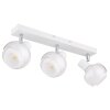 Globo TOKKI Plafondlamp Wit, 3-lichts