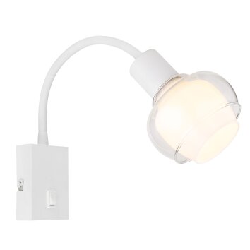 Globo TOKKI Muurlamp Wit, 1-licht