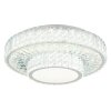 Globo MUCKY Plafondlamp LED Chroom, 1-licht, Afstandsbediening