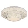 Globo MUCKY Plafondlamp LED Chroom, 1-licht, Afstandsbediening