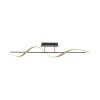 Paul Neuhaus Q-SWING Plafondlamp LED Antraciet, Goud, 1-licht, Afstandsbediening