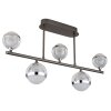 Globo UNTSY Plafondlamp LED Titan, 5-lichts, Afstandsbediening