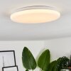 Melres Plafondlamp LED Wit, 1-licht, Afstandsbediening