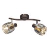 Globo INDIANA Plafond straler Brons, 2-lichts