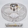 Wemude Plafondlamp Zilver, 1-licht