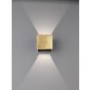 Fischer & Honsel Cog Muurlamp LED Goud, 2-lichts