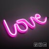 Leuchten-Direkt NEON-LOVE Decoratieve verlichting LED Roze, 1-licht