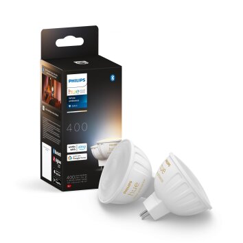 Philips Hue set van 2 LED GU5.3 6,3 watt 2000-6500 Kelvin 400 lumen