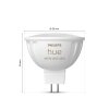 Philips Hue set van 2 LED GU5.3 6,3 watt 2000-6500 Kelvin 400 lumen