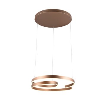 Trio Marnie Hanglamp LED Bruin, 1-licht