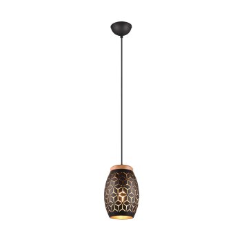 Reality BIDAR Hanglamp Goud, Natuurlijke kleuren, Zwart, 1-licht