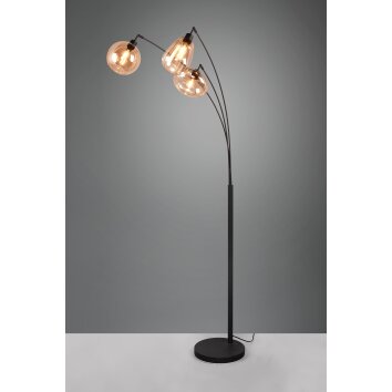 Trio Lumina Staande lamp Zwart, 3-lichts