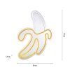 Leuchten-Direkt NEON-BANANE Decoratieve verlichting LED Geel, Wit, 1-licht