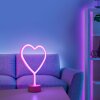 Leuchten-Direkt NEON-HERZ Decoratieve verlichting LED Roze, 1-licht