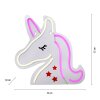 Leuchten-Direkt NEON-UNICORN Decoratieve verlichting LED Transparant, Helder, 1-licht