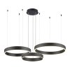 Paul Neuhaus SCULLI Hanglamp LED Zwart, 2-lichts