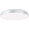 Brilliant Livius Plafondlamp LED Zilver, 1-licht, Afstandsbediening