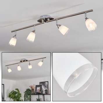 Holualoa Plafondlamp LED Nikkel mat, 4-lichts