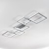 Bacolod Plafondlamp LED Zilver, 1-licht