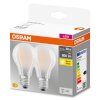 OSRAM CLASSIC A Set van 2 LED E27 6,5 Watt 2700 Kelvin 806 Lumen