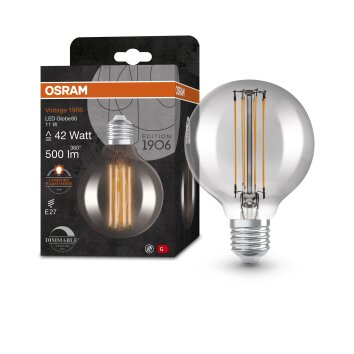 OSRAM Vintage 1906® LED E27 11 Watt 1800 Kelvin 500 Lumen