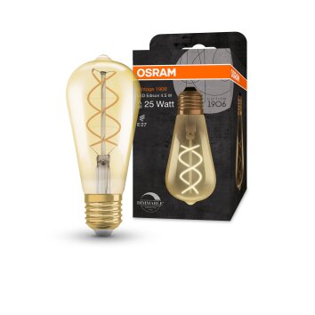 OSRAM Vintage 1906® LED E27 4 Watt 2000 kelvin 300 Lumen