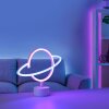 Leuchten-Direkt NEON-SATURN Decoratieve verlichting LED Wit, 1-licht