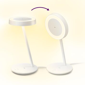 Philips WiZ Office Tafellamp LED Wit, 1-licht