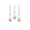 Trio TOSH Hanglamp Zwart, 3-lichts