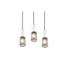 Trio TOSH Hanglamp Zwart, 3-lichts