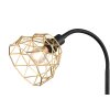 Reality HAVAL Staande lamp Zwart-Goud, 2-lichts