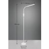 Reality TORO Staande lamp LED Wit, 1-licht