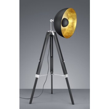 Trio LIÈGE Staande lamp Zwart, 1-licht