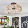 Brandala Plafondlamp 50 cm Zwart, 3-lichts