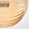 Chehalis Plafondlamp - Glas 12 cm Amber, 8-lichts